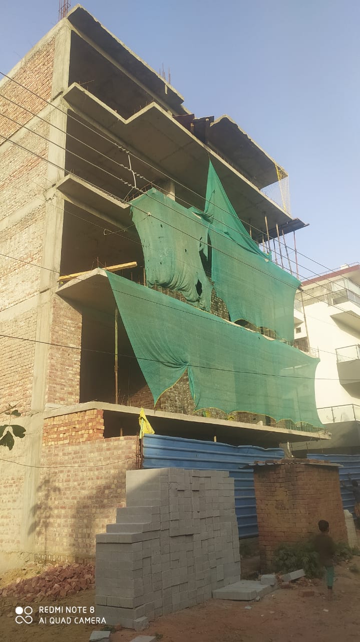 Actual RCC structural construction photograph of Plot No. 440 Sector 45 Gurugram